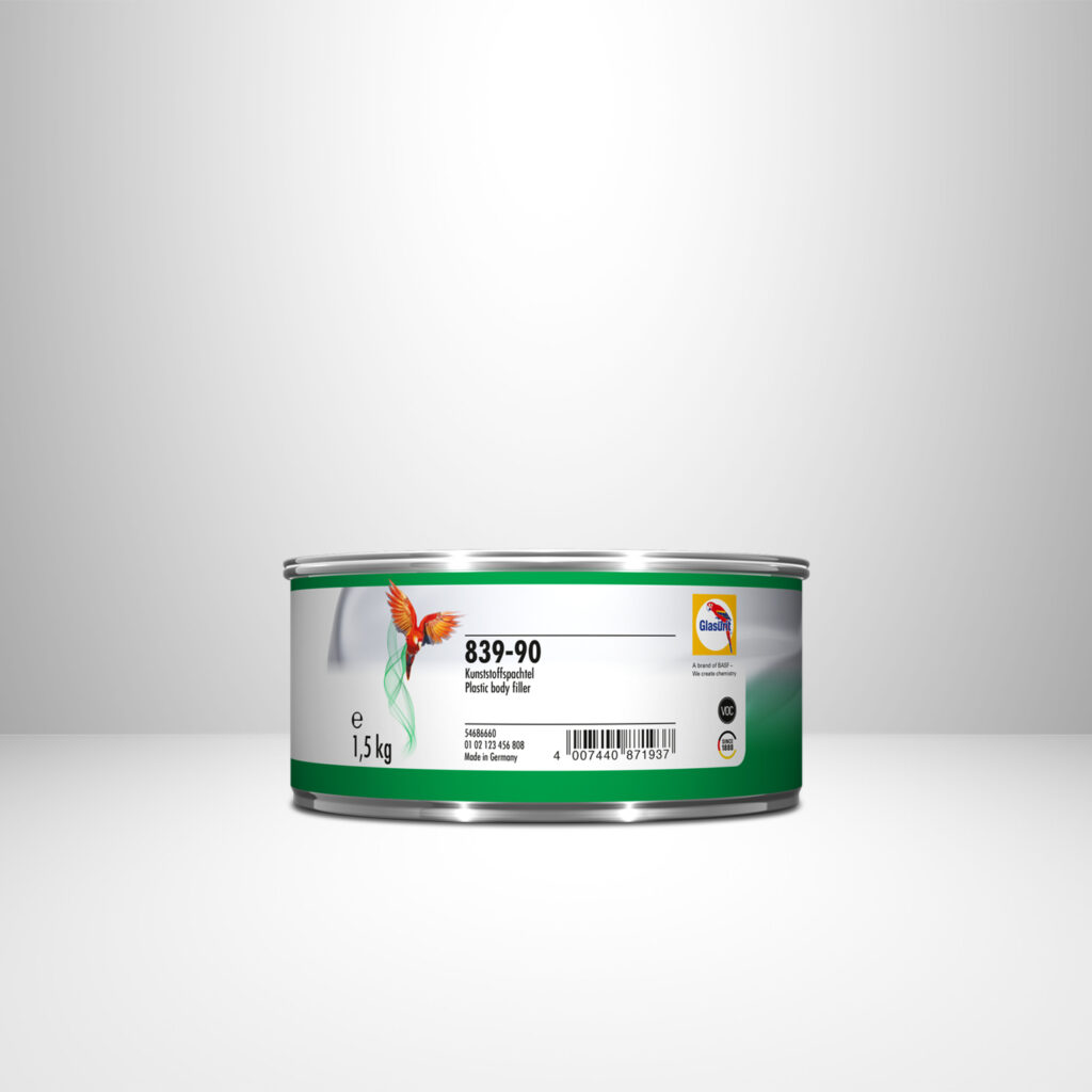 Glasurit 83990 Plastic Body Filler Polyester & Primer